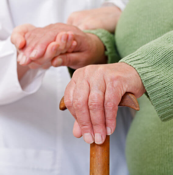 hands of a person