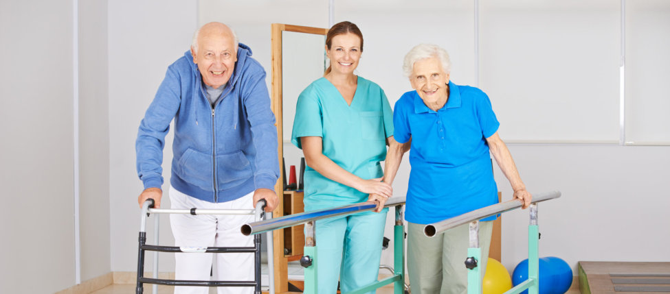 three person smiling